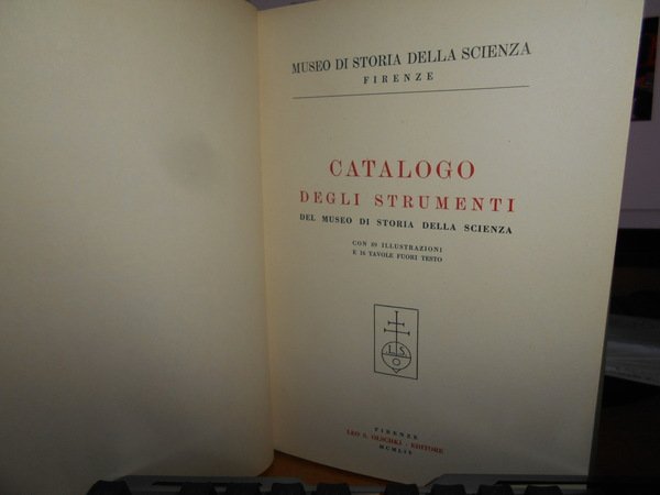 Catalogo degli Strumenti del Museo di Storia della Scienza