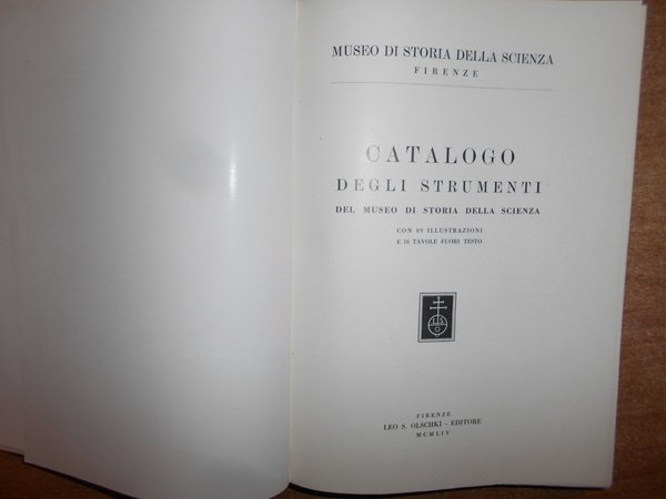 Catalogo degli Strumenti del Museo di Storia della Scienza