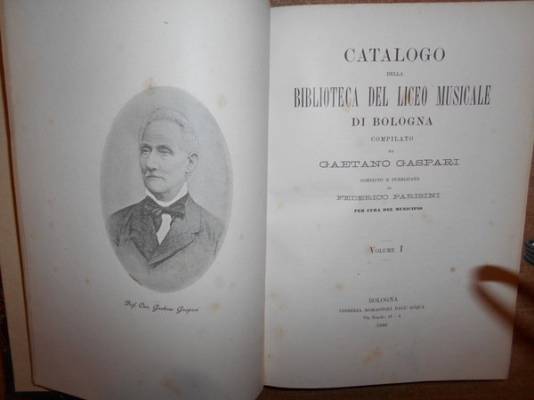 CATALOGO DELLA BIBLIOTECA DEL LICEO MUSICALE DI BOLOGNA