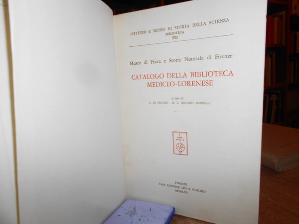 Catalogo della Biblioteca Mediceo-Lorenese