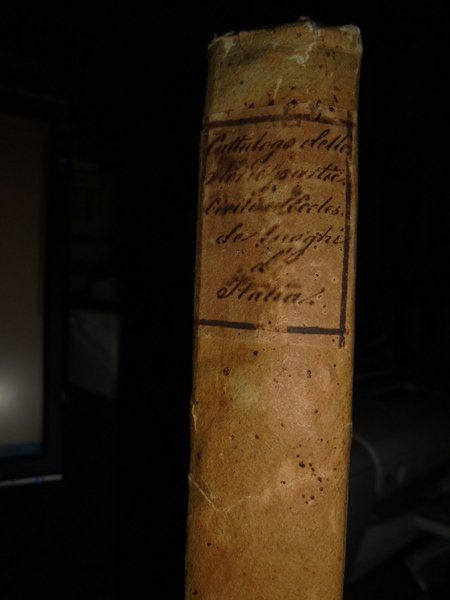 CATALOGO DELLE STORIE PARTICOLARI CIVILI ED ECCLESIASTICHE DELLE CITTÀ E …