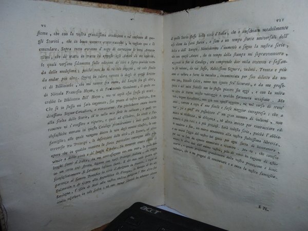 CATALOGO DELLE STORIE PARTICOLARI CIVILI ED ECCLESIASTICHE DELLE CITTÀ E …