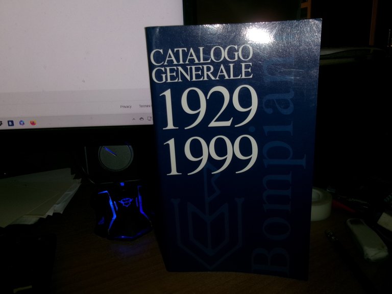 Catalogo Generale Bompiani 1929-1999. 1998