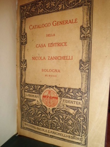 Catalogo Generale della Casa Editrice Zanichelli