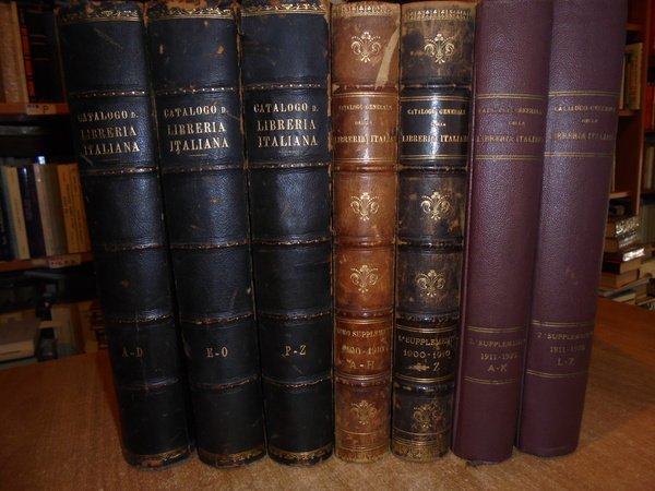 CATALOGO GENERALE della LIBRERIA ITALIANA