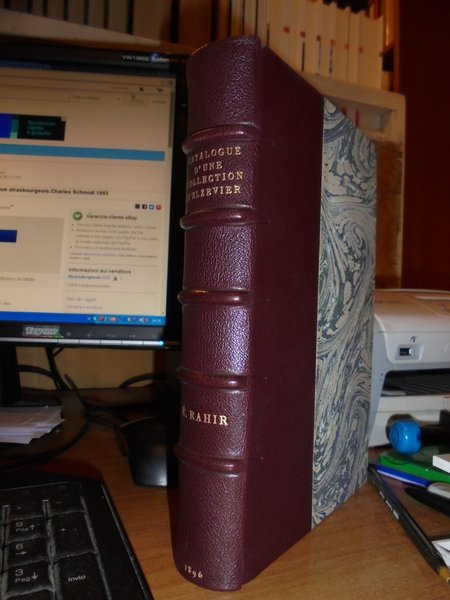 CATALOGUE d' une Collection unique de volumes imprimés par LES …