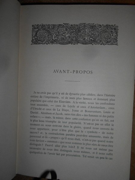 CATALOGUE d' une Collection unique de volumes imprimés par LES …