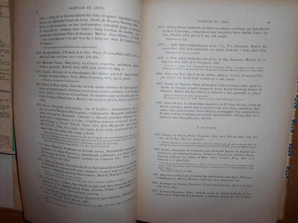 Catalogue de la Bibliothèque de M. Ricardo Heredia