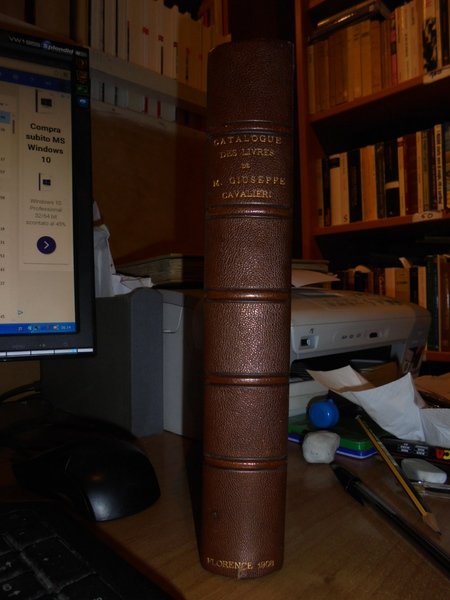 CATALOGUE des livres Composant la Bibliothèque de Giuseppe Cavalieri a … | Immagine Gallery 1