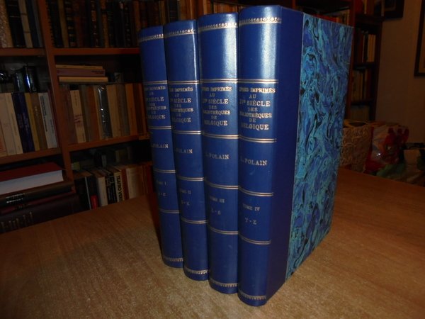 Catalogue des Livres Imprimés au Quinzième Siècle par Louis Polain