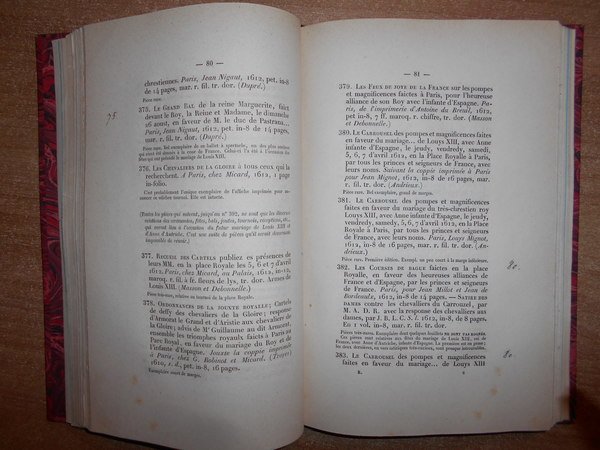 CATALOGUE des LIVRES RARES ET Précieux composant la Bibliothèque de …