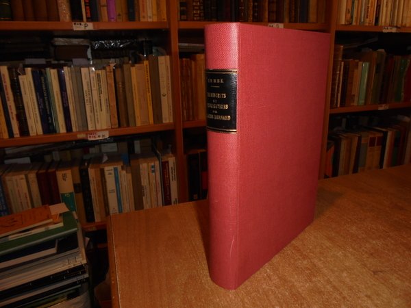 Catalogue des Manuscrits de CLAUDE BERNARD avec la Bibliographie de …