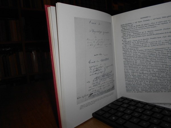 Catalogue des Manuscrits de CLAUDE BERNARD avec la Bibliographie de …