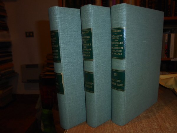 Catalogue Général des INCUNABLES des Bibliothèques Publiques de France