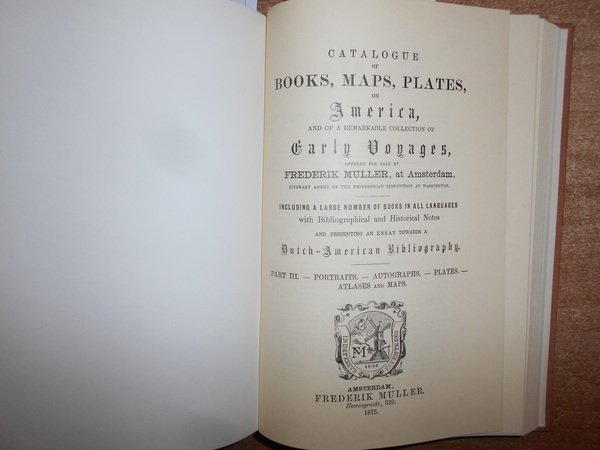 Catalogue of Books, Maps, Plates on America, and of a …
