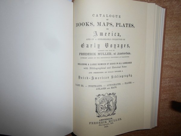 Catalogue of Books, Maps, Plates on America, and of a …