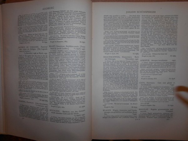 CATALOGUE of Books Printed in the XVth century now in …