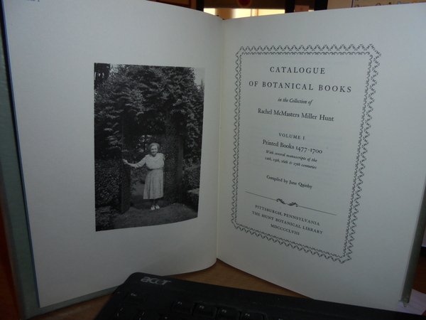 CATALOGUE OF BOTANICAL BOOKS in the Collection of RACHEL McMASTERS …