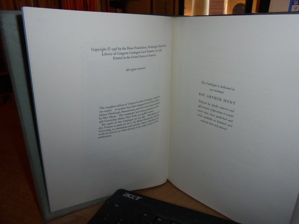 CATALOGUE OF BOTANICAL BOOKS in the Collection of RACHEL McMASTERS …