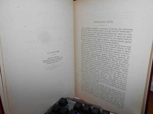 Catalogue of Early Books on Music (Before 1800) + Supplement