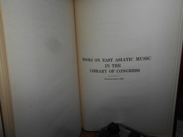 Catalogue of Early Books on Music (Before 1800) + Supplement