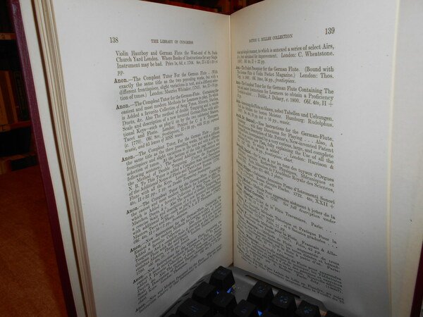Catalogue of Early Books on Music (Before 1800) + Supplement
