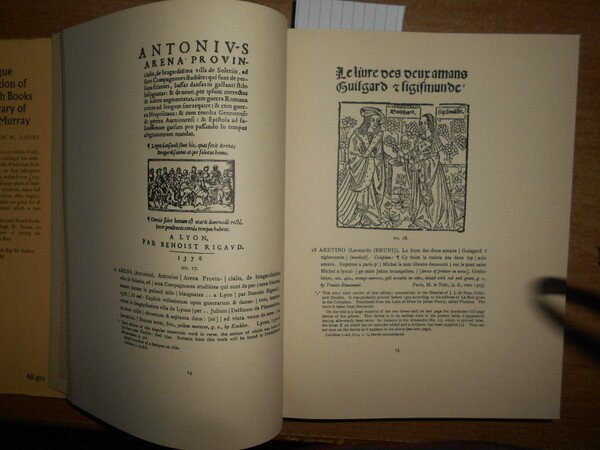 Catalogue of Early French Books in the Library C. FAIRFAX …