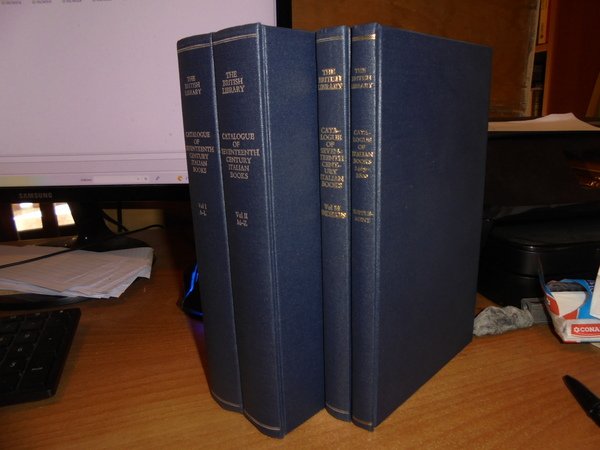 Catalogue of Seventeenth Century italian books in the British Library