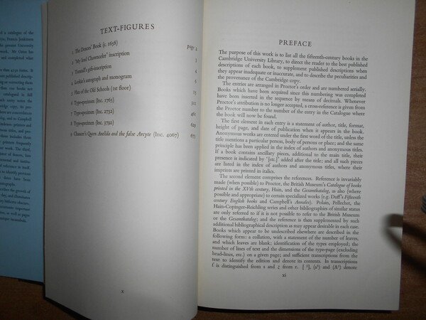 Catalogue of the Fifteenth-Century Printed Books in the University Library …
