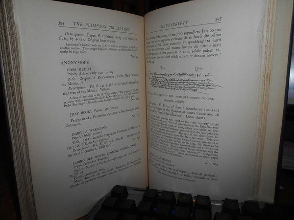 Catalogue of the Frances Taylor Plimpton Collection of Italian Books …