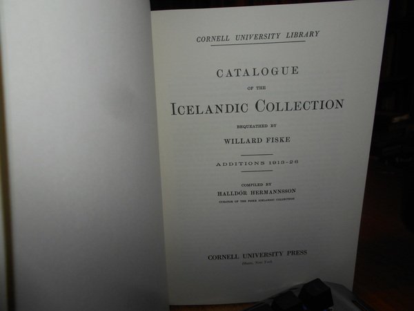 Catalogue of the ICELANDING COLLECTION