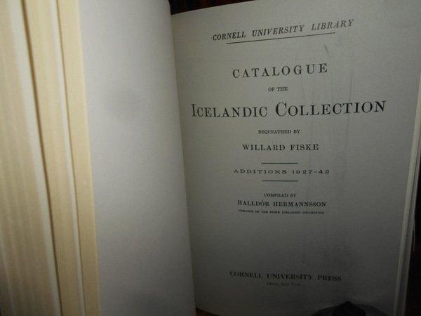 Catalogue of the ICELANDING COLLECTION