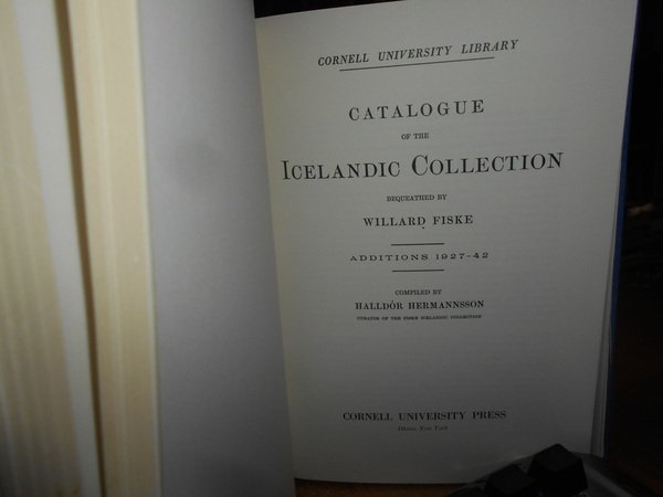 Catalogue of the ICELANDING COLLECTION