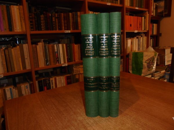 CATALOGUE OF THE LIBRARY OF THE ARNOLD ARBORETUM OF HARVARD …
