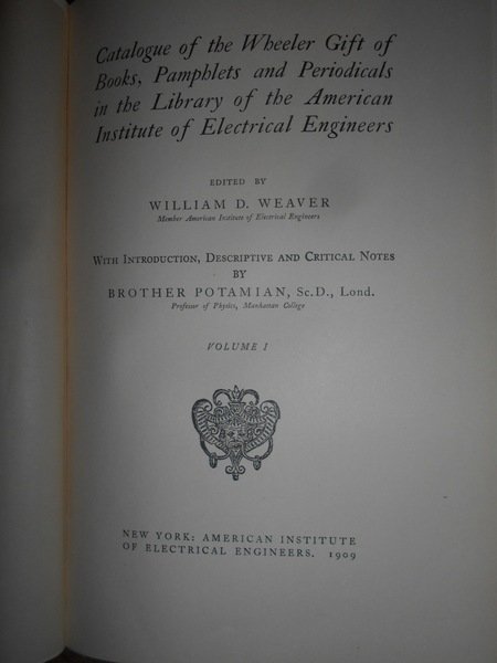 Catalogue of the Wheeler Gift of Books, Pamphlets and Periodicals …