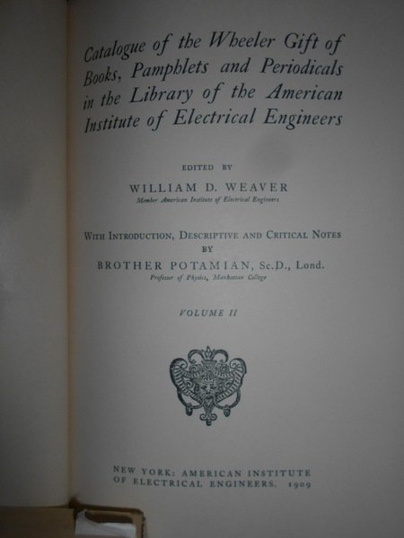 Catalogue of the Wheeler Gift of Books, Pamphlets and Periodicals …