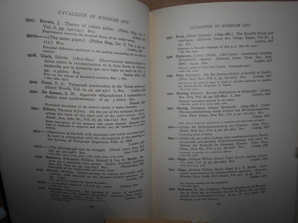 Catalogue of the Wheeler Gift of Books, Pamphlets and Periodicals …