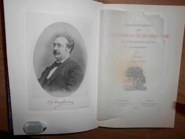CATALOGUE raisonné des IMPRESSIONS ELZEVIRIENNES de la Bibliothèque Royale