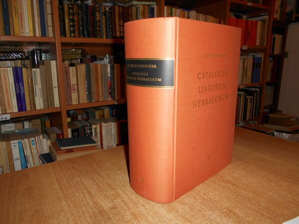 CATALOGUS LIBRORUM HEBRAEORUM. Digessit et notis instruxit | Immagine Gallery 1