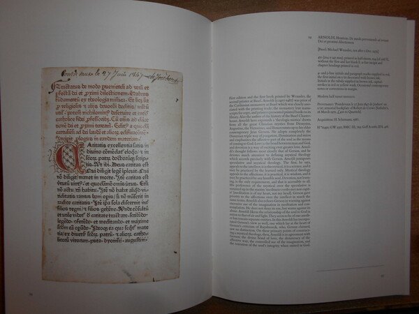 CHRIST, PLATO HERMES TRISMEGISTUS The dawn of printing. Catalogue of …