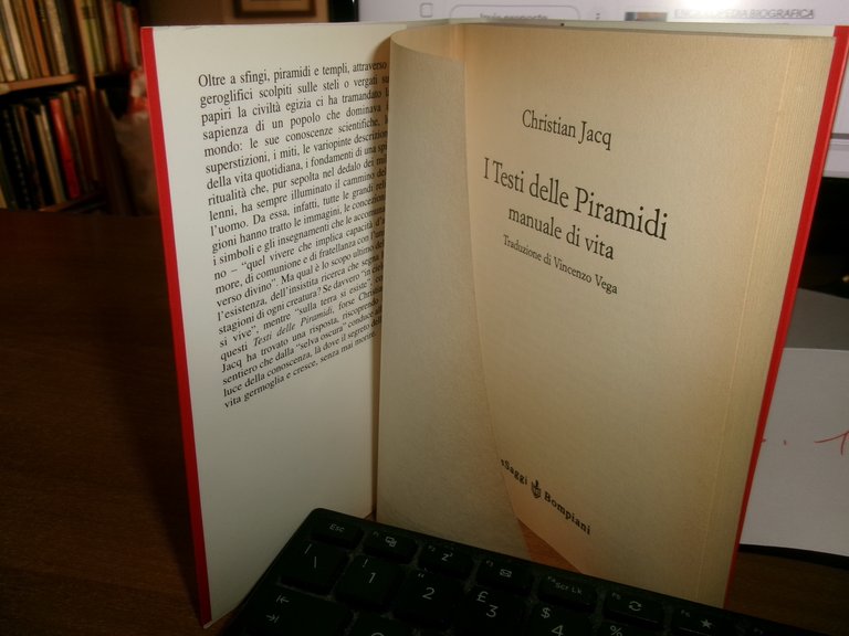 CHRISTIAN JACQ. I TESTI delle PIRAMIDI manuale di vita 1998 | Immagine Gallery 4