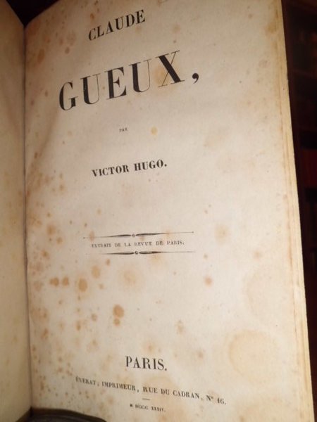 Claude GUEUX par Victor Hugo