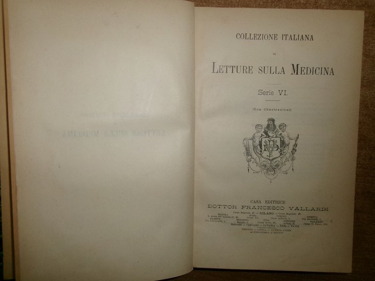 Collezione Italiana di Letture sulla Medicina serie VI Vallardi (1886)