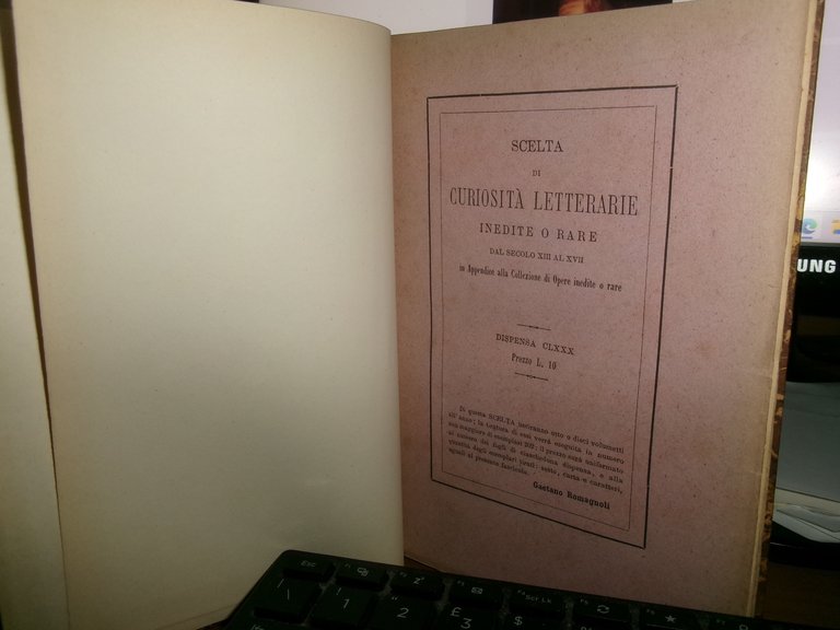 Compendio di storia romana. Volgarizzamento inedito secondo...FLORO, Lucio Anneo