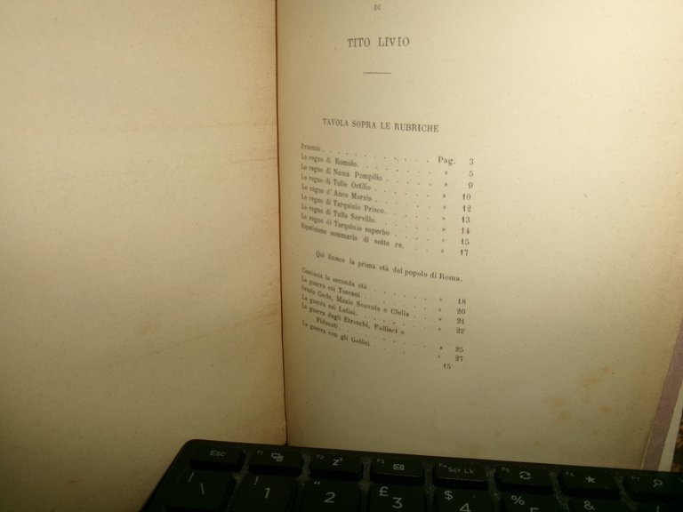 Compendio di storia romana. Volgarizzamento inedito secondo...FLORO, Lucio Anneo