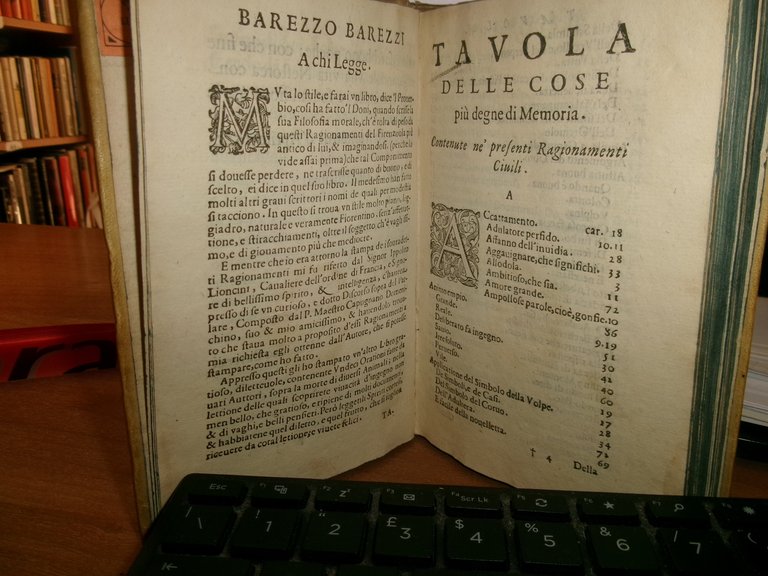 Consigli degli animali cioè Ragionamenti civili...FIRENZUOLA, Agnolo 1622 | Immagine Gallery 9