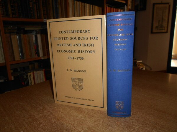 Contemporary Printed Sources for British and Irish Economic History 1701-1750