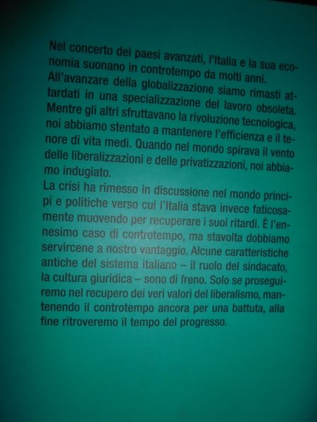 Controtempo - L' Italia nella crisi mondiale