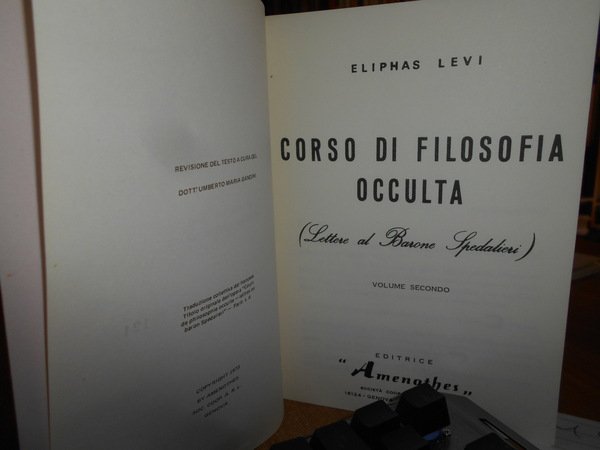 Corso di Filosofia Occulta (Lettere al Barone Spedalieri)