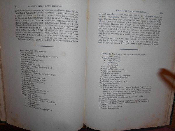 COSE NOTABILI DELLA CITTÀ DI BOLOGNA, OSSIA STORIA CRONOLOGICA DE' …